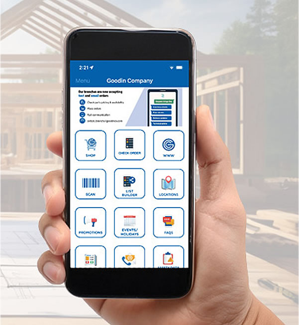 Goodin Company Mobile App Screenshot